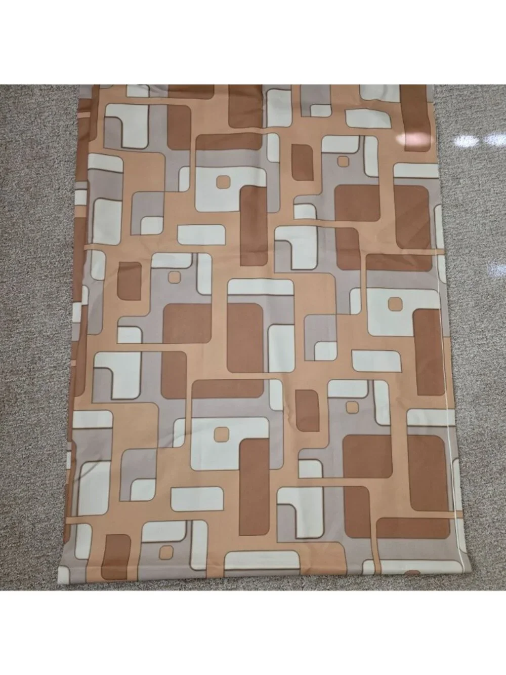 MCM Geometric Upholstery Fabric Neutral Tones Polyester 54
